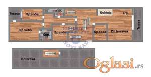 Petosoban stan na Karagači 108m2